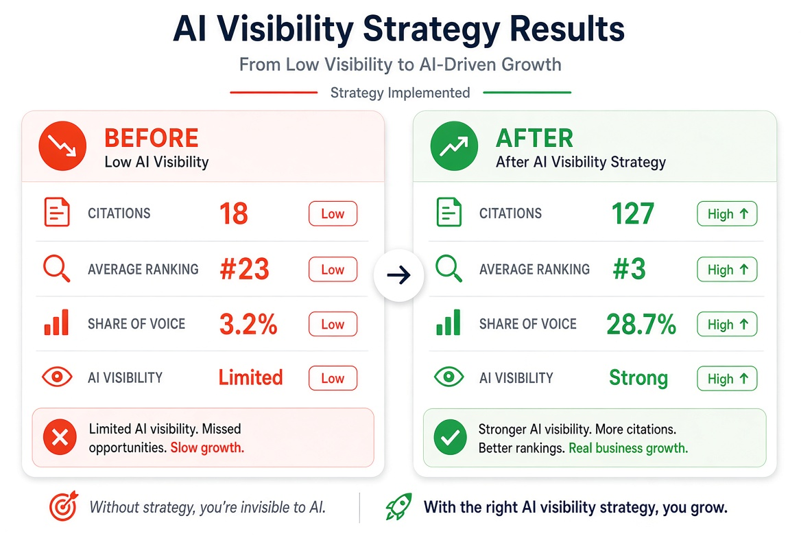 Which Metrics Show Whether an AI Visibility Strategy Is Working?